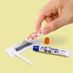 Use of Poxipol glue